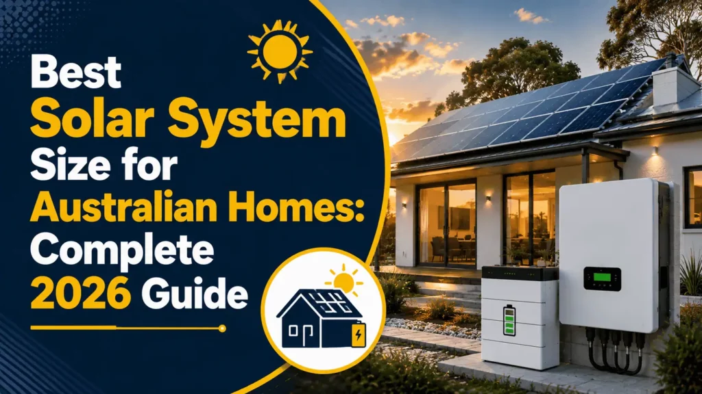 best solar system size for australian homes complete 2026 guide